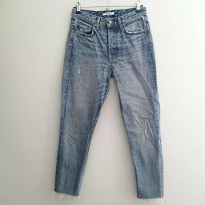 GRLFRND Karolina High Rise Skinny Jeans in Last Dance with 26" Ankle Cut Hem 26